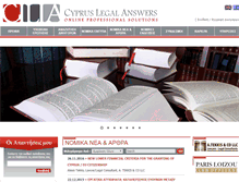 Tablet Screenshot of cypruslegalanswers.com